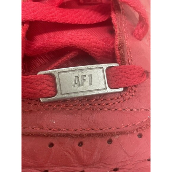 Nike Air Force 1 Low University Red Gum White Youth Boy's 7 Model # 596728-611 - Picture 3 of 15